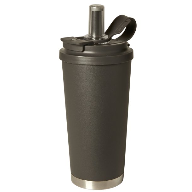 Termokop - 580 ml - Stl - Dobbeltvgget - Koks