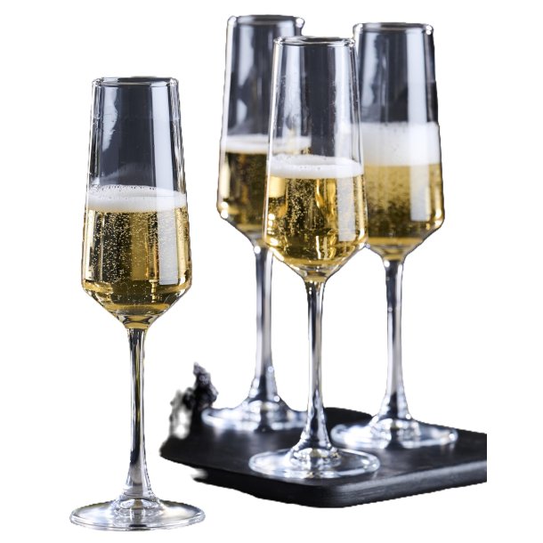Champagneglas - 25 cl - 4 stk.