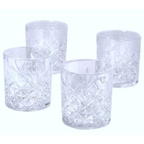 Whisky Glas - 4 stk. - 34 cl