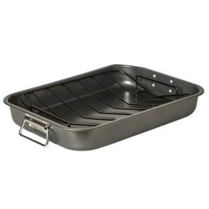 Bradepande m/ Rist - 39 x 24 cm  - Non-stick - Karbonstl
