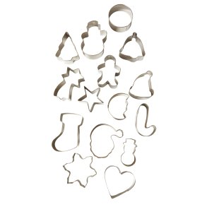 Juleudstiksforme - 15 stk. - Sm