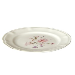 Flora Tallerken - 20 cm - Rosa - Benporceln