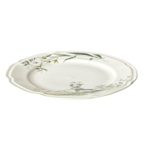 Flora Tallerken - 26 cm - Grn - Benporceln