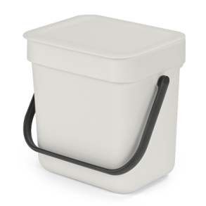 Brabantia Sort & Go Affaldsspand - 3 l - Light Grey