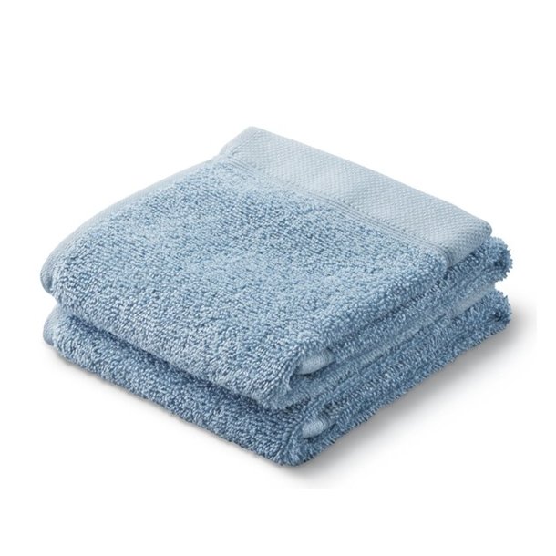 Fairtrade H�ndkl�der - 30 x 50 cm - 2 stk. - Lys Bl�