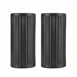 Aida Groovy Salt/Peber Strst - Sort