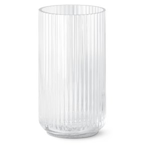 Lyngby Vasen - Klart Glas - 25 cm