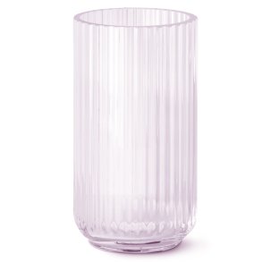 Lyngby Vasen - 20 cm - Pink Glas