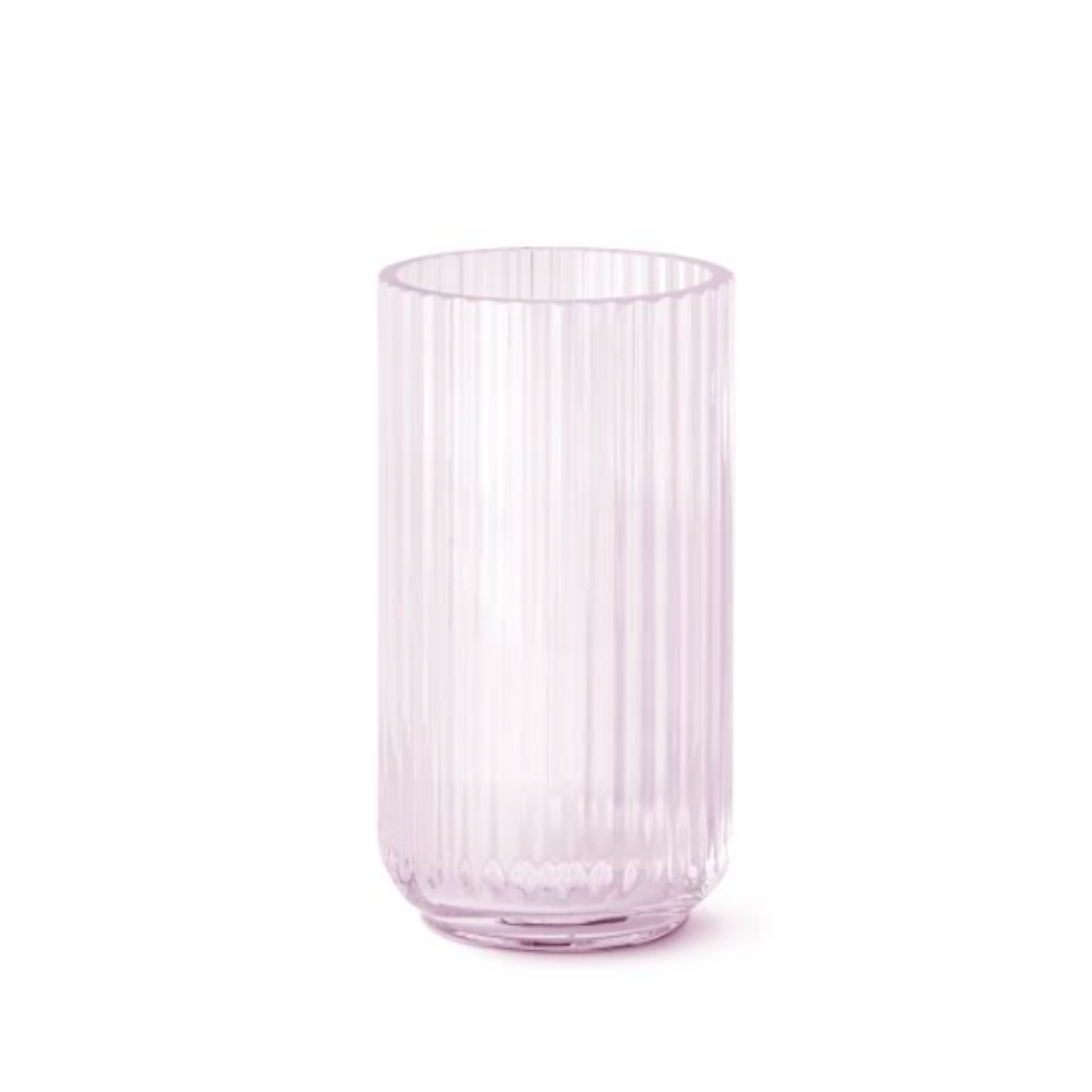 job støvle spiselige Lyngby Vasen - 20 cm - Pink Glas - Lyngby Glas - Alstrøm