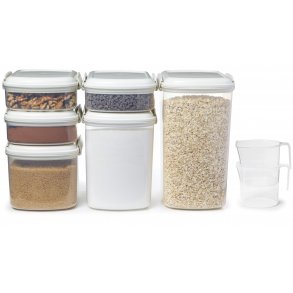 Sistema Bake It Opbevaringsbokse & Mlebgre - 9 stk.