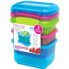 Sistema Bokse - 400 ml - 3 Stk. Farvemix