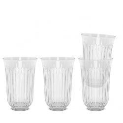Lyngby Caf�glas - 42 cl - Klart Glas - 4-pak