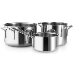 Eva Trio Grydest - 3 Dele - Recycled Rustfrit Stl 