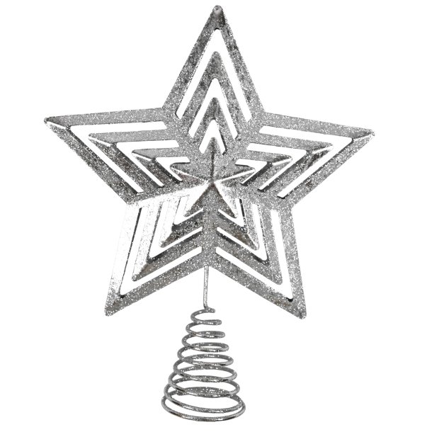 Star Collection Topstjerne -  24 x 18,8 cm - Slv