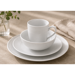  Aida Relief - 16 Dele - Middagstallerken, Frokosttallerken, Sk�l og Krus