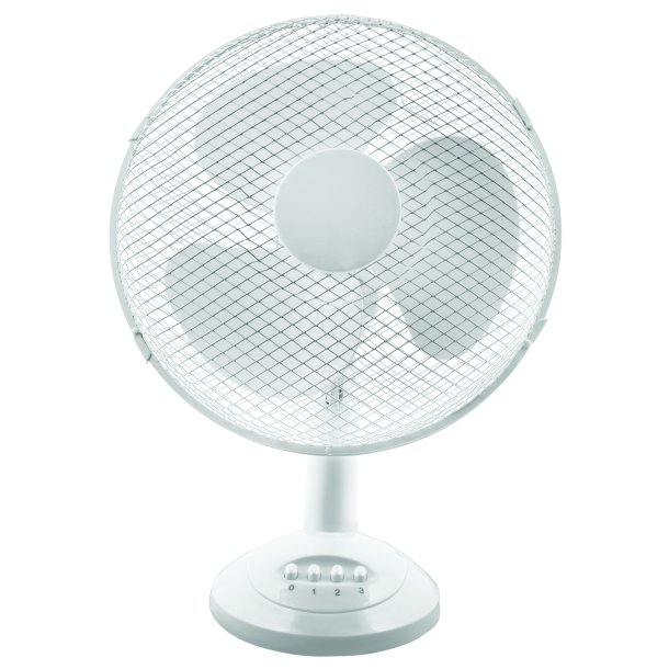 Bordventilator - 30 cm - Oscillerende - 3 Hastigheder