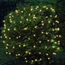 Conzept Lysnet - 1,5 x 1,5 m - 240 LED - Varmhvid med Remote Function