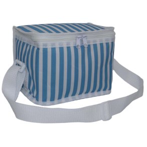 K�letaske 22x14x14 cm Bl�-stribet - 4,3 l