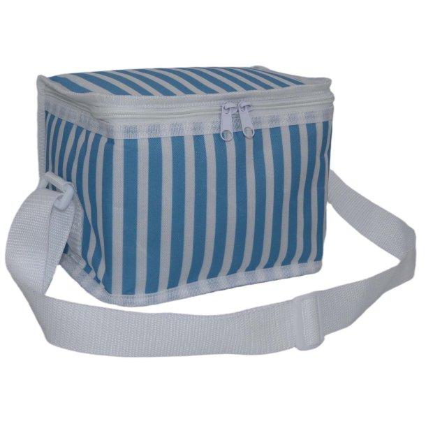 K�letaske 22x14x14 cm Bl�-stribet - 4,3 l