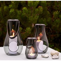 Holmegaard Design with Light Lanterne - 25 cm - Smoke