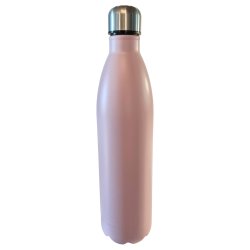 Termoflaske - Dobbeltv�gget - St�l - 1000 ml - Rosa