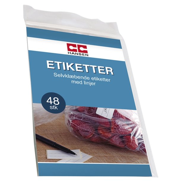 Etiketter Selvkl�bende - 48 stk.