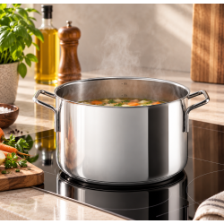 Eva Trio - Gryde - Recycled St�l - 6,5 l - 24 cm