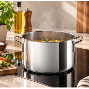 Eva Trio - Gryde - Recycled St�l - 6,5 l - 24 cm