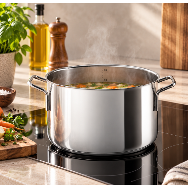 Eva Trio - Gryde - Recycled St�l - 6,5 l - 24 cm