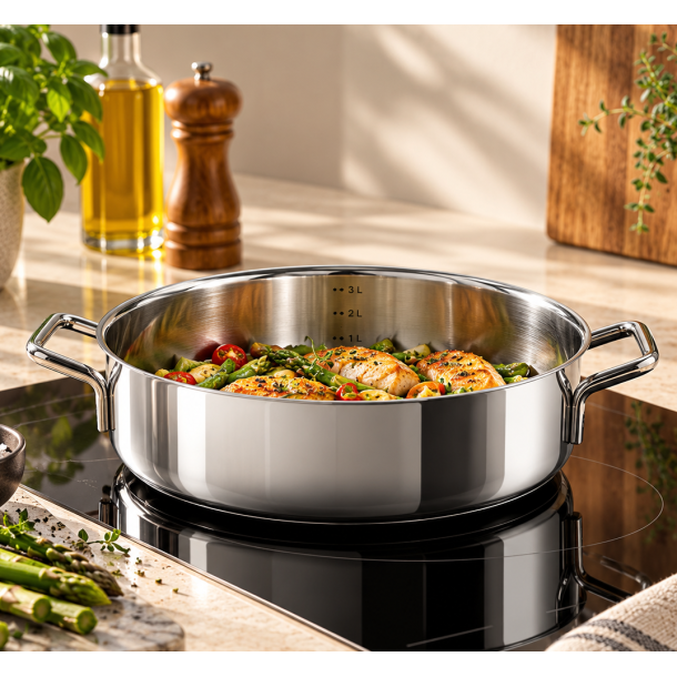 Eva Trio - Sautegryde - Recycled St�l - 28 cm