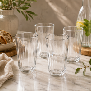 Eva Solo Glas - 43 cl - Facet - 4 stk. i �ske