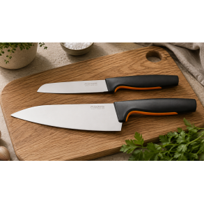 Fiskars Functional Form Kokkekniv + Urtekniv