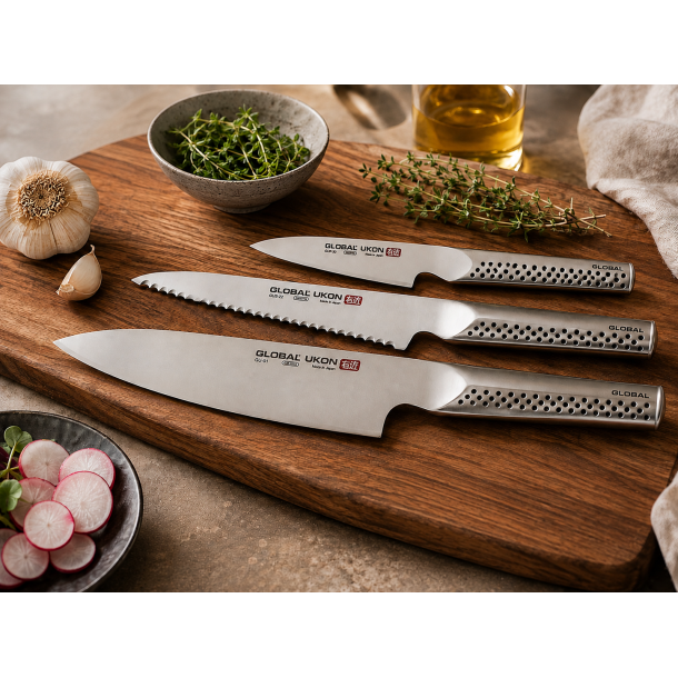 Global Ukon Knivs�t GU-01, GUS-22 og GUF-30