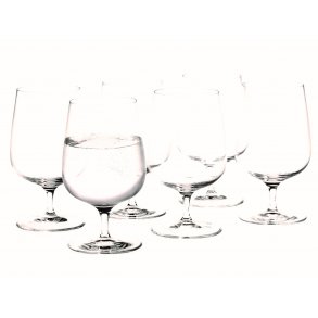 Holmegaard Bouquet Vandglas - Klar - 38 cl - 6 stk.