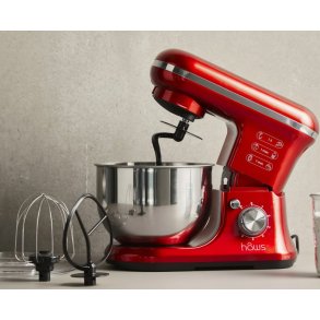 Haws Kkkenmaskine - 5 l - Stlskl - 6 hastigheder - 3 kroge - 1200 W - Rd