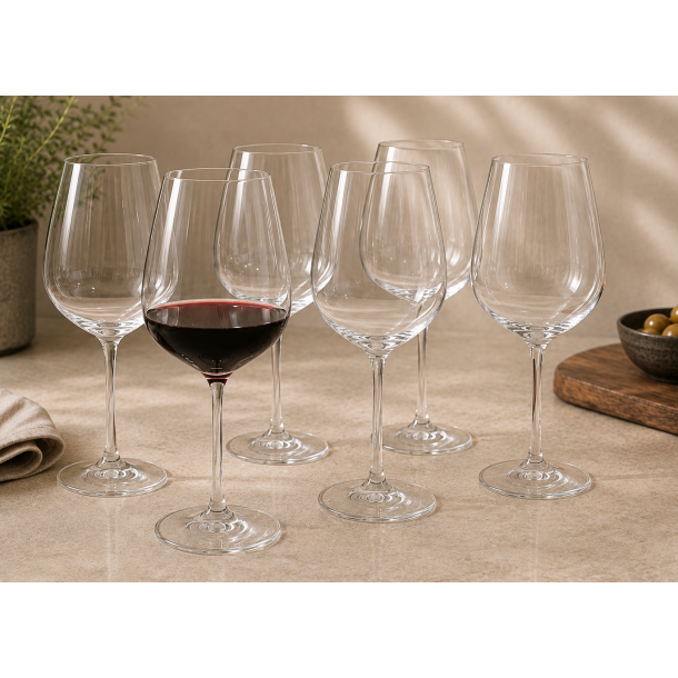 Holmegaard Bouquet R�dvinsglas - Klar - 62 cl - 6 stk.