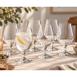Holmegaard Cabernet Vandglas p� fod - 36 cl - 6 stk.