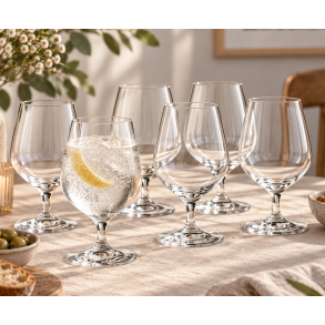 Holmegaard Cabernet Vandglas p� fod - 36 cl - 6 stk.