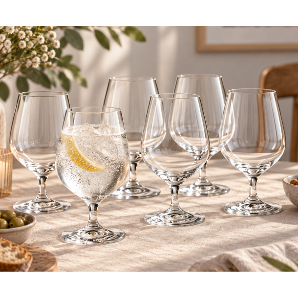Holmegaard Cabernet Vandglas p� fod - 36 cl - 6 stk.