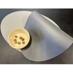 Dkkeserviet - Oval - Vendbar - Bld - 30 x 45 cm - Gr/Koks