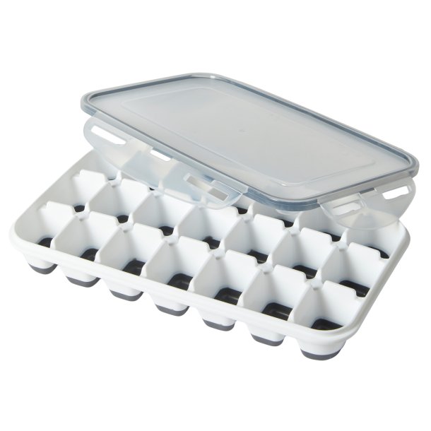 Isterningbakke med L�g - 25 x 15 x 4,2 cm