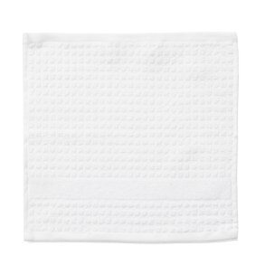 Juna Check Vaskeklud - 30 x 30 cm - Hvid