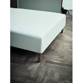 Juna Percale Boxlagen - Hvid - 140 x 30 x 200 cm