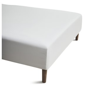 Juna Percale Boxlagen - Hvid - 180 x 30 x 200 cm