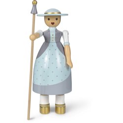 Kay Bojesen Hyrdinde - H: 20,5 cm - B�getr� - Bl�