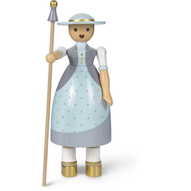 Kay Bojesen Hyrdinde - H: 20,5 cm - B�getr� - Bl�