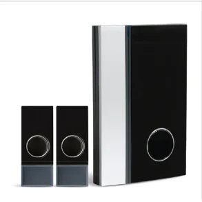 Trdls Drklokke med 2 Tryk - Sort