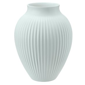 Knabstrup Vase - Riller - 20 cm - Mat Ice Blue