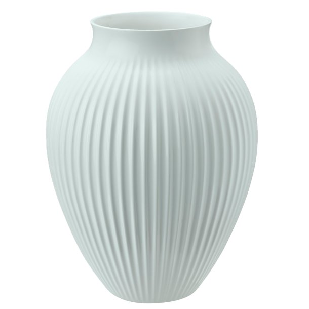 Knabstrup Vase - Riller - 27 cm - Mat Ice Blue