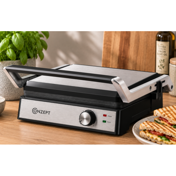 Conzept Panini-grill - 180 graders �bning - 2000 W